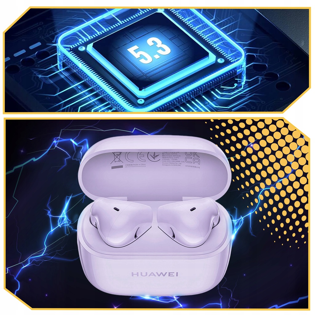 SŁUCHAWKI BEZPRZEWODOWE Huawei FreeBuds SE 2 DOUSZNE Bluetooth 5.3 FIOLET Model FreeBuds SE 2